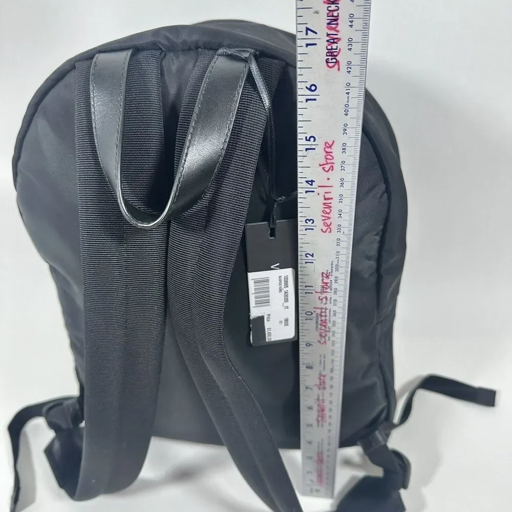NWT Versace La Medusa Palazzo Black Nylon Large Backpack Bag $1450
